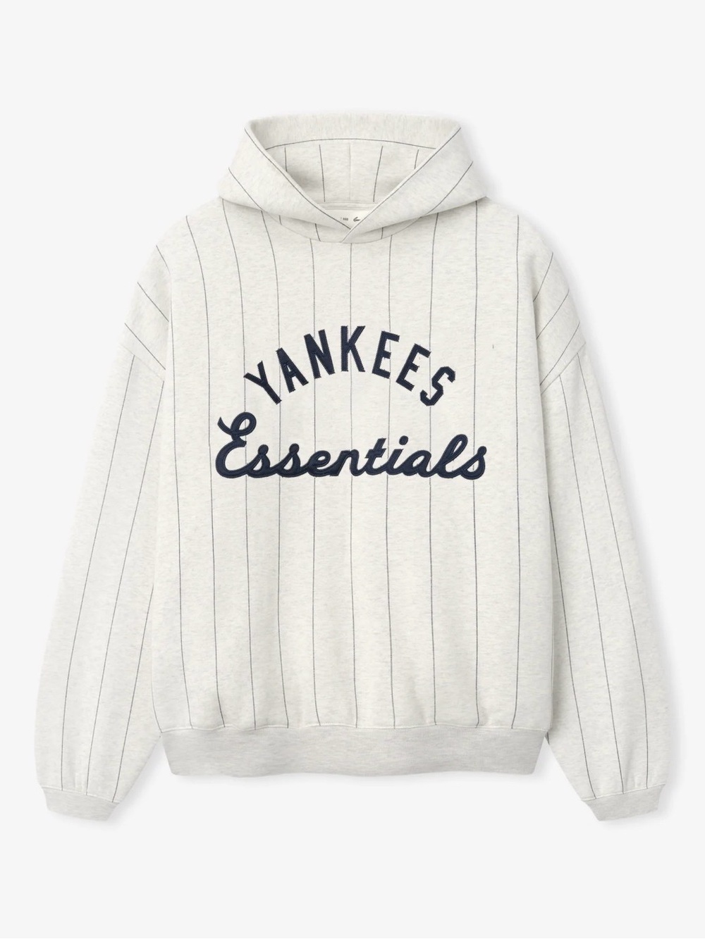Brand new Fear of God Yankees Essentials Hoodie - Cream with Navy Pinstripe